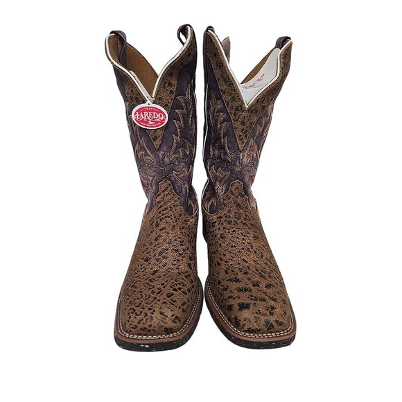 Laredo Men's Square Toe Cowboy Western Boot 7826 Brown Size 9D - Picture 5 of 7